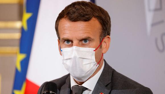 El presidente de Francia Emmanuel Macron. (Foto: PASCAL ROSSIGNOL / POOL / AFP).