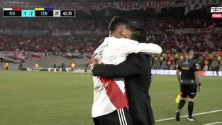 Lo celebró con Marcelo Gallardo: gol de Matías Suárez para el 1-2 de River Plate vs. Central (VIDEO)