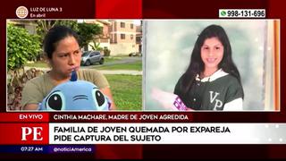 Madre de joven quemada viva sobre su estado de salud: “No me dan muchas esperanzas” | VIDEO