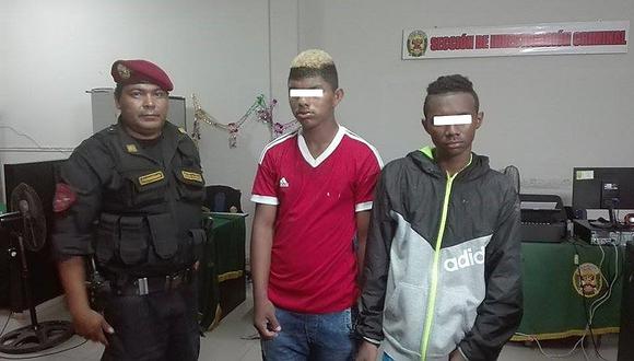 Chiclayo: Detienen a dos menores colombianos tras robar celular