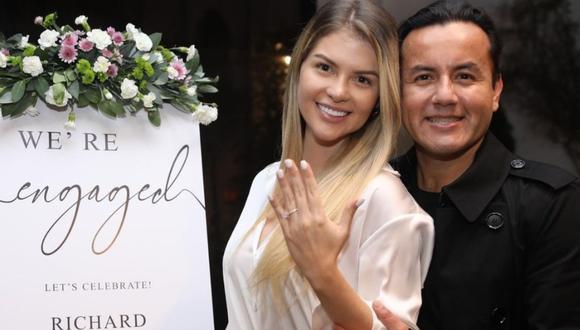 Brunella Horna y Richard Acuña se comprometieron luego de cinco años de relación. (Foto: Instagram)