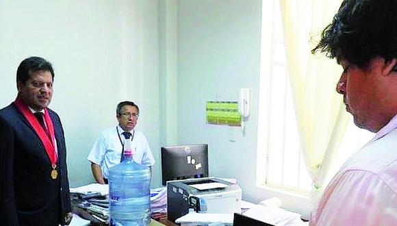 Tumbes: El jefe de la Odecma realiza visita inopinada en los órganos jurisdiccionales 