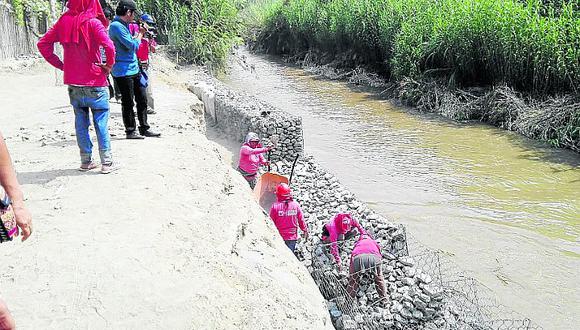 Pobladores temen un desborde en La Achirana por incremento del cauce