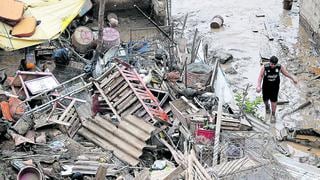 Un aluvión arrasa con todo en Canchaque