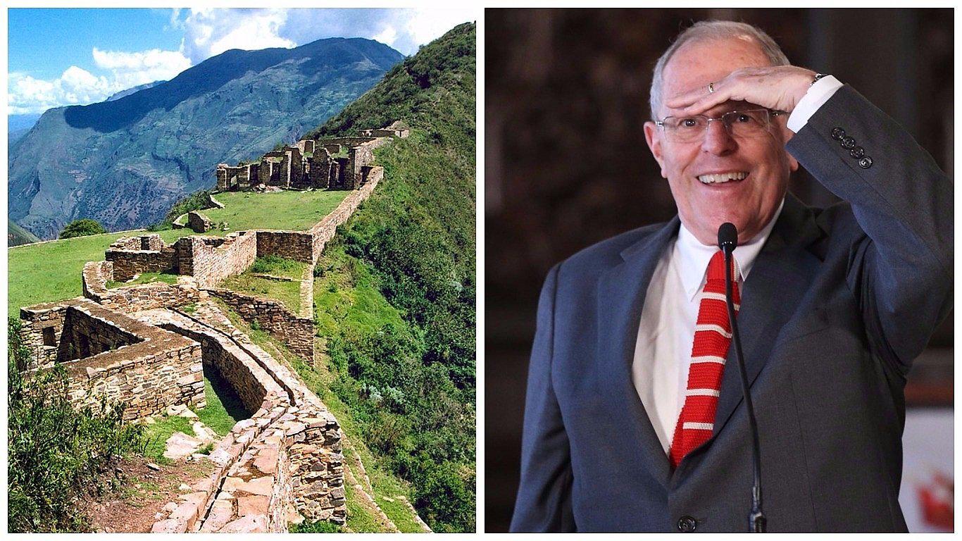 Pedro Pablo Kuczynski sobrevolará el Parque Arqueológico de Choquequirao en Cusco