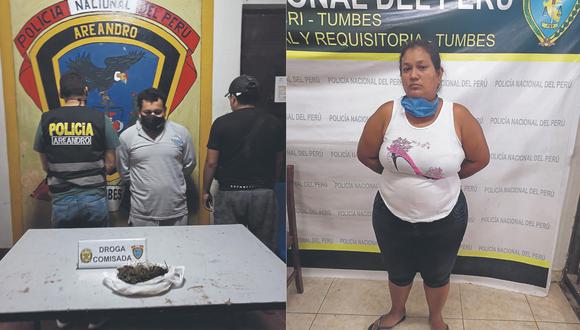 Miluzca Del Pilar Távara Marchán y Jeider Alexander Dioses Olaya habían sido detenidos con drogas.