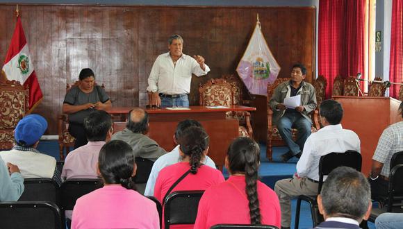 Apurímac: Sustentarán cambio de modalidad de proyecto de agua y desague rural de Abancay