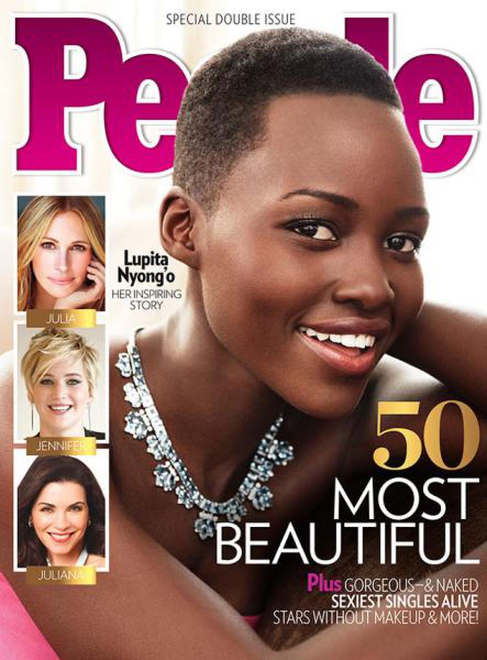 Lupita Nyong'o es la mujer más bella del mundo, según People (FOTOS)