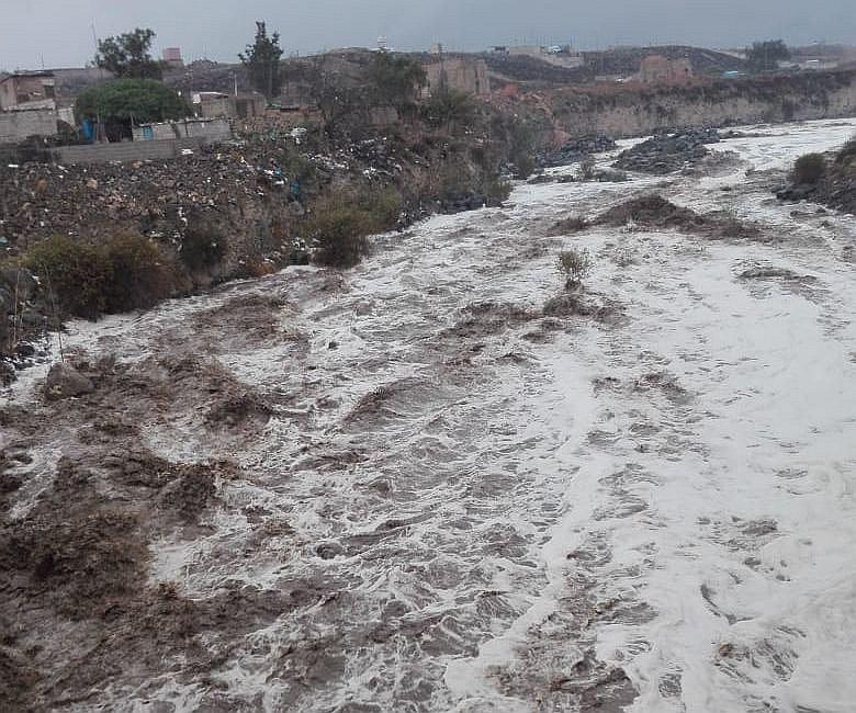 Lluvias elevan caudal en ríos de Arequipa