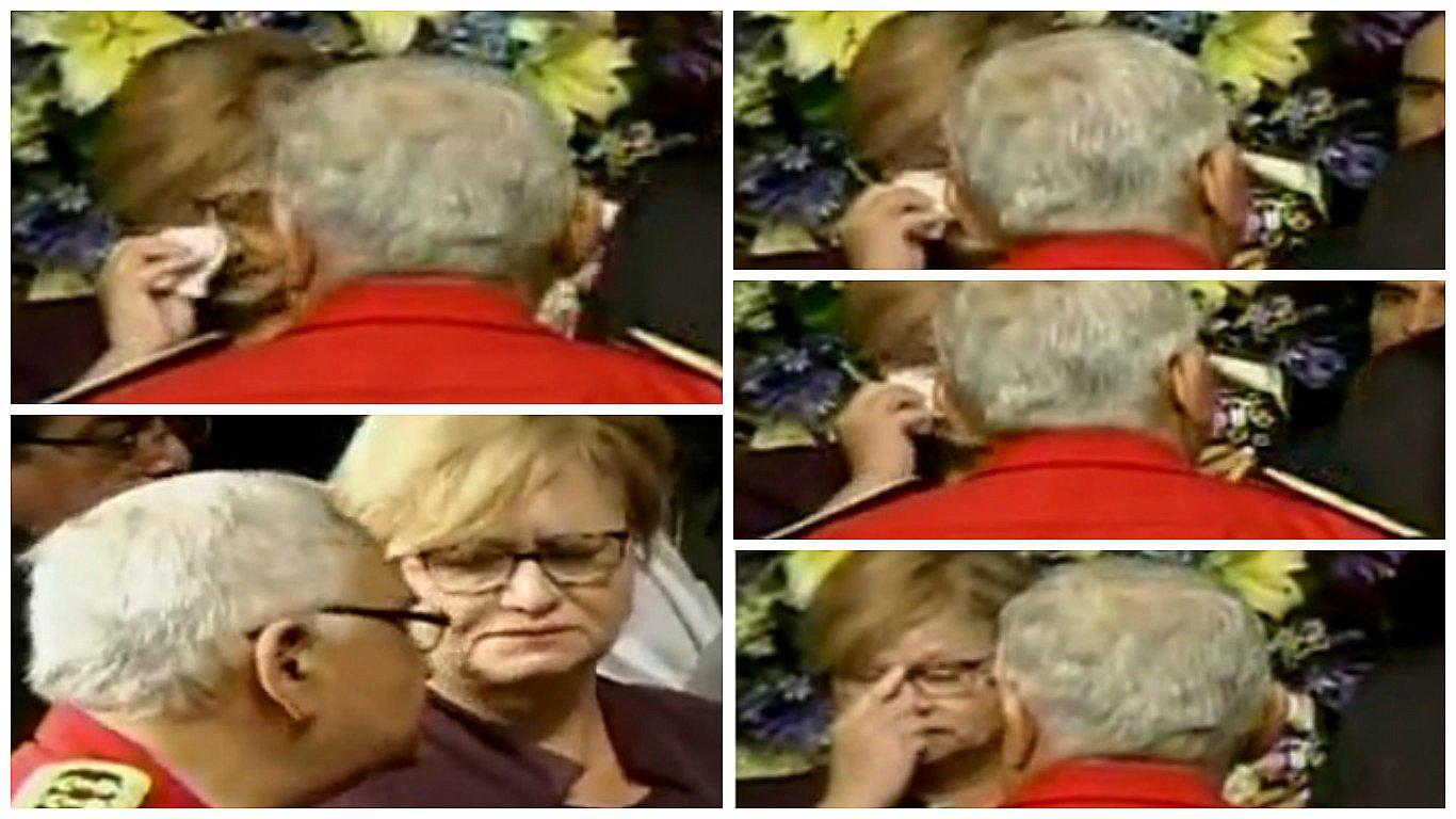 ​PPK: primera dama Nancy Lange llora por bomberos fallecidos (VIDEO)