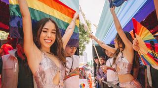 Danna Paola alborotó a sus fans al asistir a la Marcha del Orgullo LGBT+ en México 