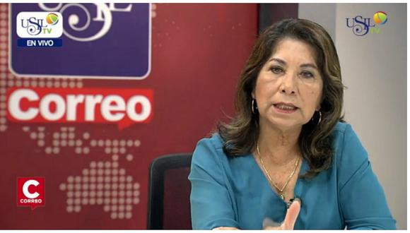 Martha Chávez: "Keiko es la gran ganadora de este proceso" (VIDEO)
