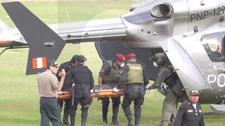 Restos de Giacomo Boccoleri fueron trasladados a Lima en helicóptero (FOTOS y VIDEO)