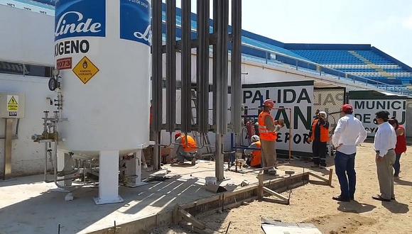 Sullana: Desde mañana funcionaría isotanque instalado en el estadio Campeones del 36