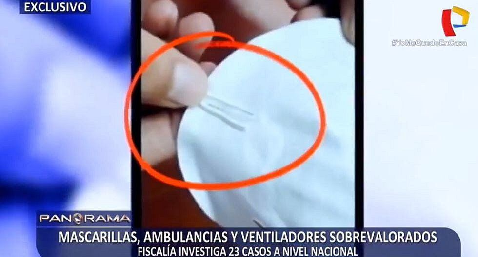 Fiscalía investiga sobrevaloración en compra de mascarillas N95 en hospital Hermilio Valdizán