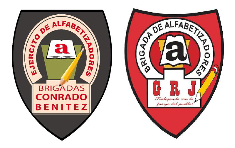 Programa de alfabetización de Junín copia logotipo cubano  