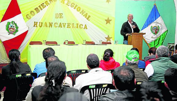 Emapica y Juasvi empezarán a pagar el canon hídrico a la región Huancavelica