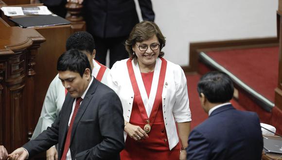 La congresista Silvia Monteza fue elegida este viernes como nueva segunda vicepresidenta del Parlamento. (Foto: Joel Alonzo/ @photo.gec)