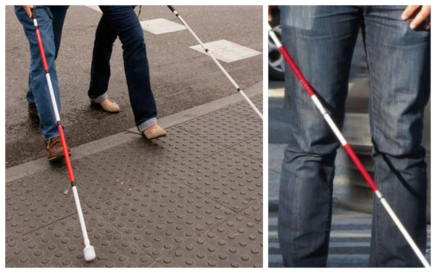 ¿Qué significa el bastón rojo y blanco? La Respuesta es muy importante