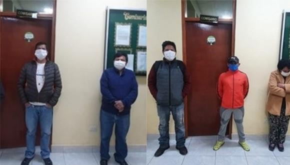 Policía detiene a ocho personas embriagándose en tienda de abarrotes en Cusco
