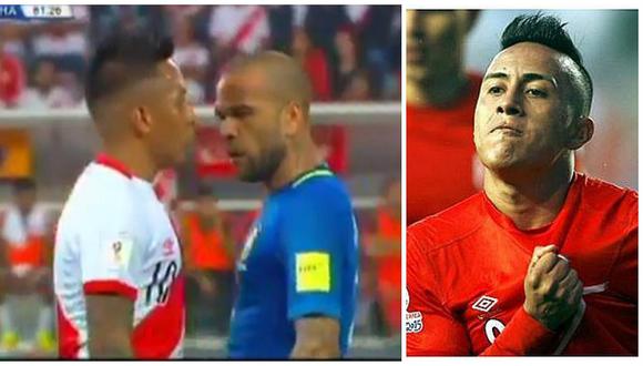 Perú vs. Brasil:  así fue intenso enfrentamiento entre Christian Cueva y Dani Alves durante el partido (VIDEO)