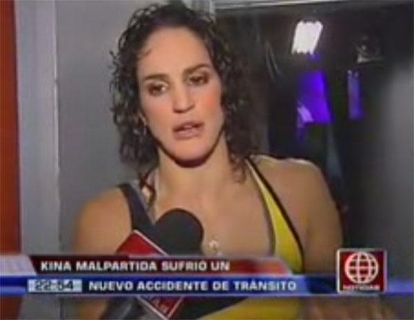Kina Malpartida tras nuevo choque: Tengo licencia, legalmente estoy en regla  