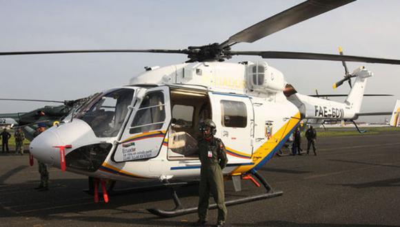 Tres muertos tras caída de helicóptero de Rafael Correa