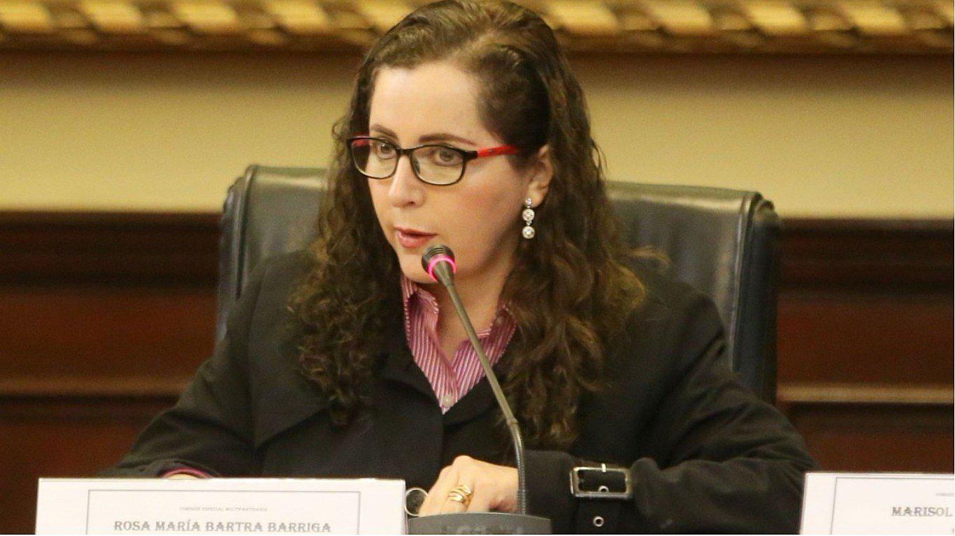 Rosa Bartra llama "terroristas" a opositores de PL que modifica la Ley de Modalidades Formativas