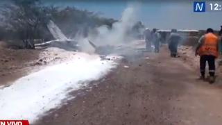 Ica: siete fallecidos por caída de avioneta que sobrevolaba las Líneas de Nasca (VIDEO) 