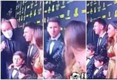 Messi pide a su esposa que se quede con él pese a que su seguridad intentó apartarla (VIDEO)