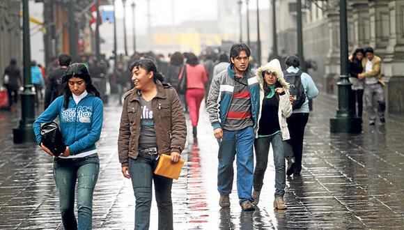 Lima soportó el día más frío del año