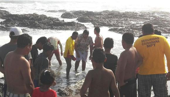 Tacna: Joven casi muere ahogado en playa Las Viejas 