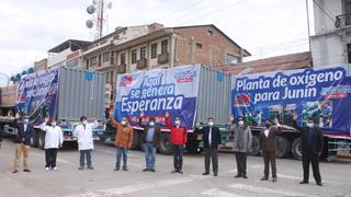 Llegan plantas de oxígeno  para pacientes de cuatro provincias de la región Junín