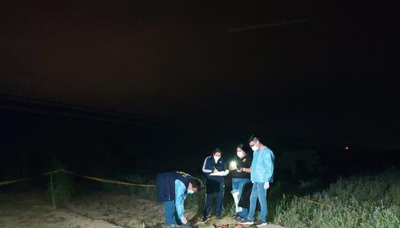 Abandonan cuerpo de extranjero asesinado de cuatro disparos en Pisco.