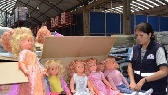 Decomisan seis toneladas de muñecas de contrabando 