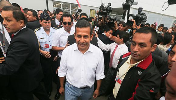 Ollanta Humala: no nos temblará la mano para sancionar la corrupción
