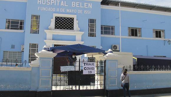 Víctima tuvo que ser trasladado al Hospital Belén para poder suturarle las heridas producidas por el arma blanca.