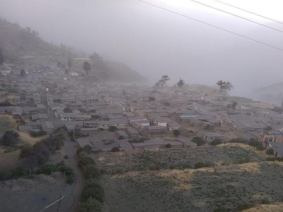 Así quedó el distrito de Ubinas tras las explosiones del volcán (FOTOS y VIDEOS)