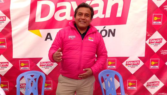 Dayan Jiménez Salas, candidatea al Gobierno Regional de Tacna por Nueva Esperanza. (Foto: Adrian Apaza).