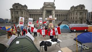 Fuerza Popular: Simpatizantes acampan frente al Poder Judicial (FOTOS)