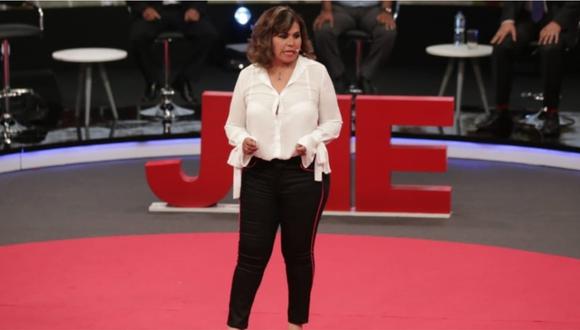 María Teresa Cabrera pidió licencia al Poder Judicial para postular al Parlamento en el partido Podemos Perú. (Foto: César Bueno)