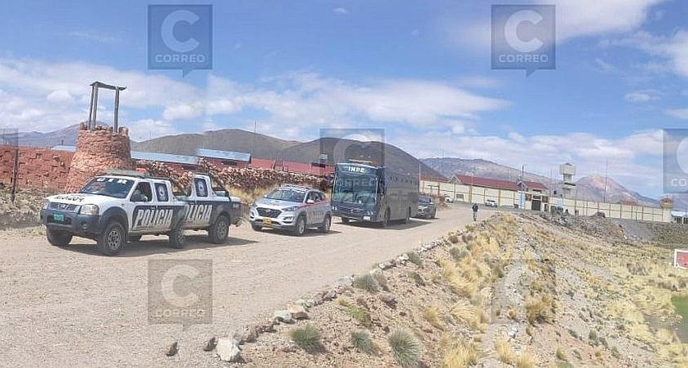 Retiran del penal de Challapalca a 27 reos de alta peligrosidad y los llevan a Puno