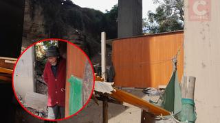 Román, el anciano que vive hace 18 años debajo de un puente en Huancayo