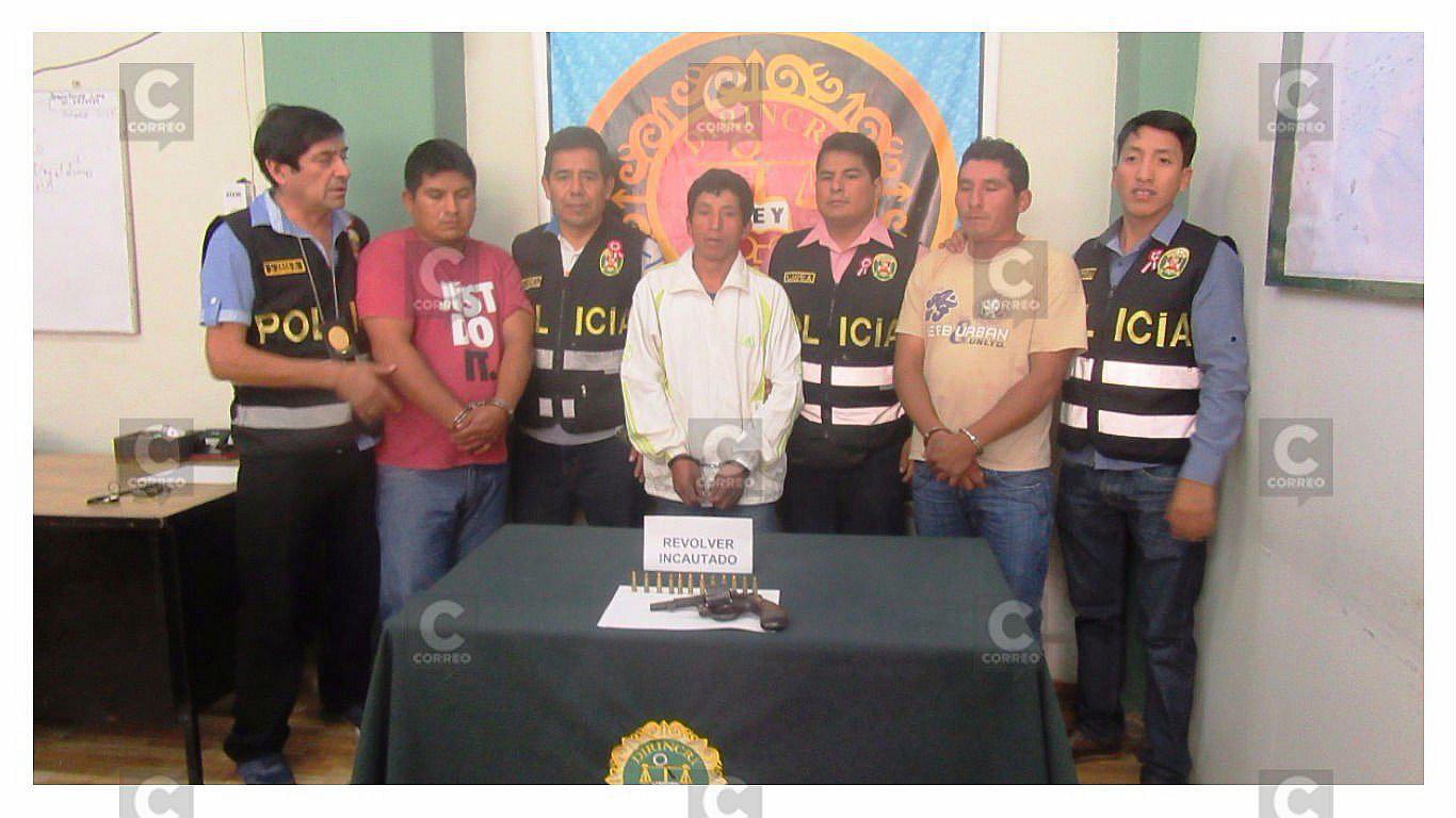 Chanchamayo: intervienen a tres presuntos extorsionadores 