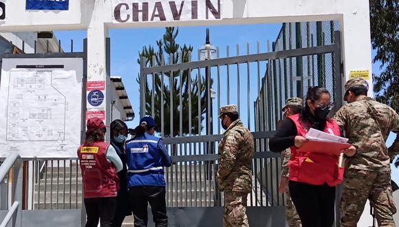 Chincha: Policías y militares resguardan proceso de revocatoria en Chavín.