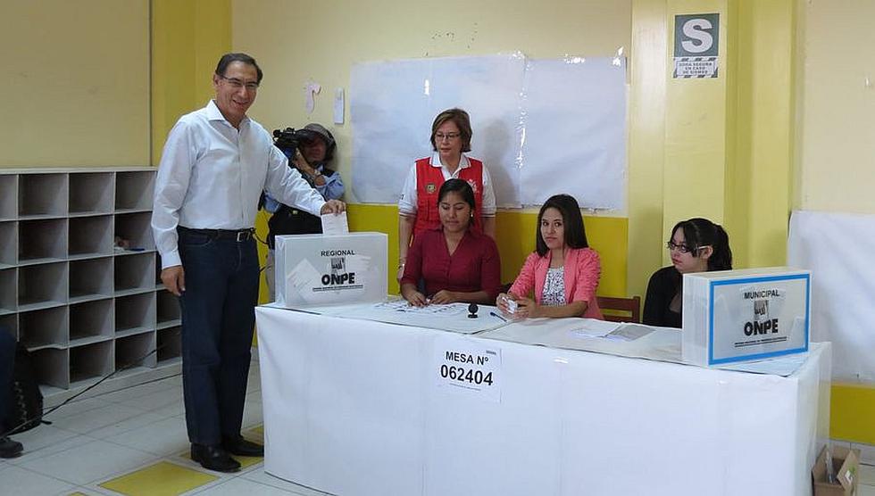 Martín Vizcarra pidió a los peruanos emitir su voto con responsabilidad