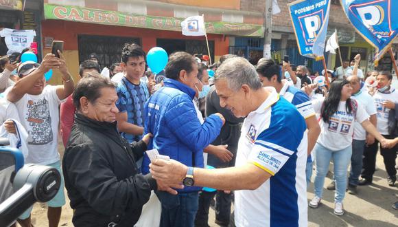 Podemos Perú también se sumó a las críticas contra el JNE por las fallas en su sistema para la inscripción de candidatos en las Elecciones 2022. (Foto: Podemos Perú)