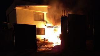 Incendio en vivienda de Sachaca alertó a vecinos