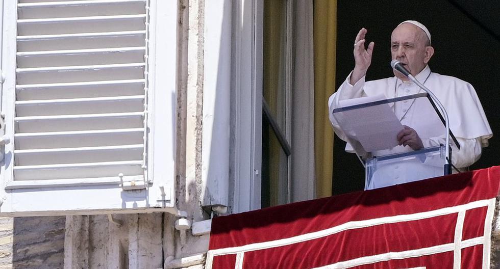 Imagen referencial. El Papa Francisco se expresa desde la ventana de su oficina con vista a la Plaza de San Pedro, Ciudad del Vaticano, Italia. (EFE/EPA/RICCARDO ANTIMIANI).