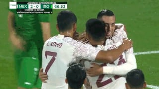 México vs. Irak: gol de Jesús Gallardo para el 3-0 del cuadro mexicano en Girona (VIDEO)
